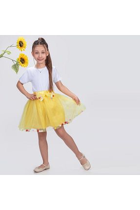 دامن زرد بچه گانه ساده Ahsenimbebe - کد 903859712