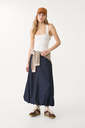 بادی نباتی زنانه یقه مربعی Stradivarius - کد 902682549