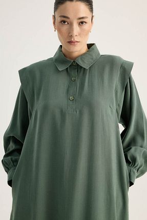 لباس حجاب آبی زنانه رگولار ZÜLAYS - کد 902676445