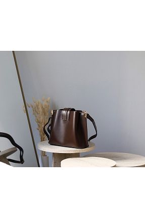 کیف دوشی قهوه ای زنانه چرم مصنوعی MODA - کد 902673783