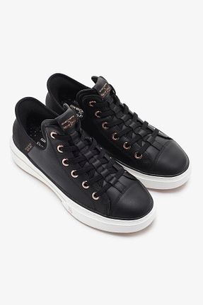کفش اسنیکر مشکی زنانه بند دار Skechers - کد 902676212