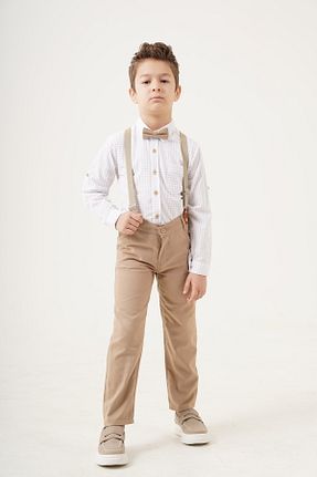 ست بالاتنه و پائین تنه بژ بچه گانه بافتنی Esterella - کد 683060865