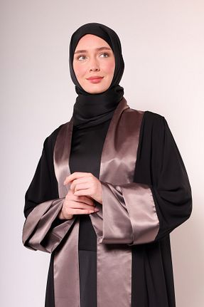 کلاه و ابایا مشکی زنانه بافتنی HARİKA WEAR - کد 851377863