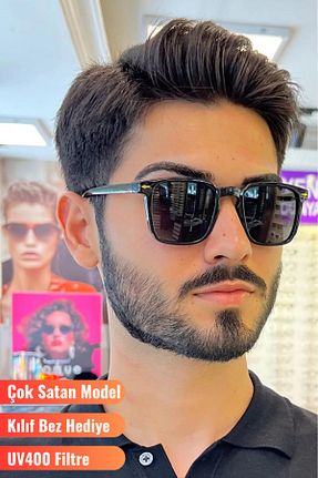 عینک آفتابی نباتی مردانه UV400 JULIANO - کد 844579058