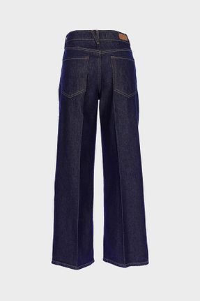 شلوار جین آبی زنانه پاچه زیپ دار CROSS JEANS - کد 902720024