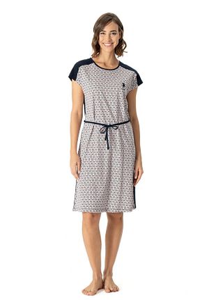 ست لباس راحتی سرمه ای زنانه طرح دار U.S. Polo Assn. - کد 823098792