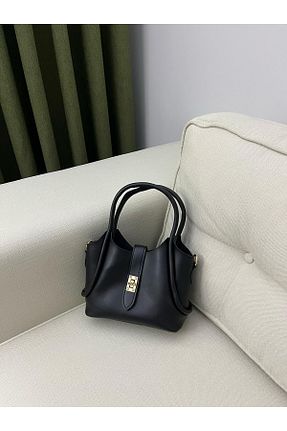کیف دوشی مشکی زنانه چرم مصنوعی ESAY AKSESUAR - کد 902736087