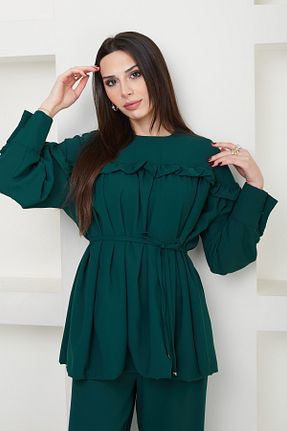 ست بالاتنه و پائین تنه حجاب سبز زنانه Balon THE RAREBELL - کد 902742713
