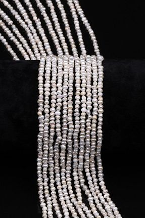 گردنبند جواهر رنگی زنانه مروارید Alibaba Doğaltaş - کد 902736153
