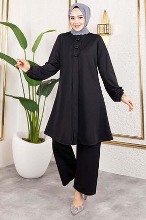 ست بالاتنه و پائین تنه مشکی زنانه بافت Mec Fashion - کد 902750556