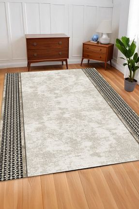 فرش قهوه ای زیره ضد لغزش Klastextile - کد 919937929