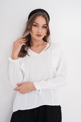 بلوز نباتی زنانه چاپی Şimal - کد 902778838