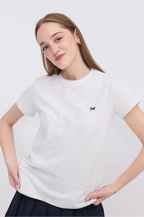 تیشرت نباتی زنانه رگولار Addax - کد 902788482