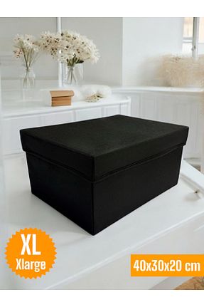 جعبه نگداری مشکی پارچه Balkan Room - کد 902800815