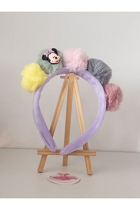 تاج بنفش بچه گانه مخمل Sweet twins accessories - کد 902789812