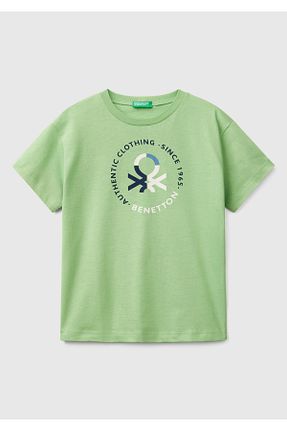 تیشرت سبز بچه گانه رگولار United Colors of Benetton - کد 902804721