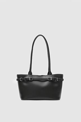 کیف دوشی مشکی زنانه چرم مصنوعی Shule Bags - کد 902820709