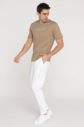 تیشرت سفید مردانه رگولار Jack & Jones - کد 894362214