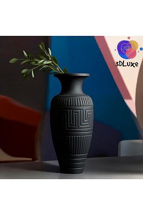 گلدان مشکی پلاستیک 3DLuxeDekor - کد 899433647