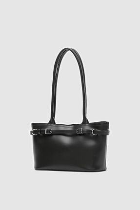 کیف دوشی مشکی زنانه چرم مصنوعی Shule Bags - کد 902820709