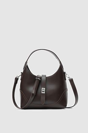 کیف پستچی قهوه ای زنانه چرم مصنوعی Shule Bags - کد 904072113
