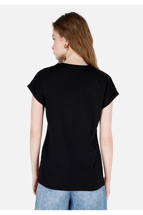 تیشرت مشکی زنانه رگولار Colin’s - کد 834281884