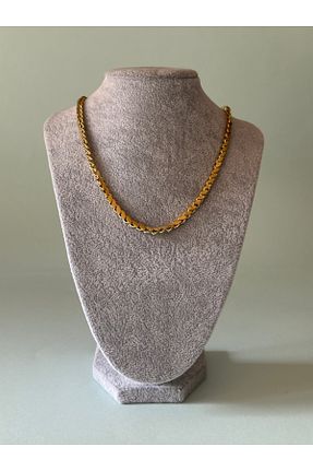 گردنبند جواهر زرد زنانه استیل ضد زنگ ADORN JEWELRY - کد 902831127