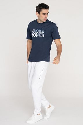 تیشرت سرمه ای مردانه رگولار Jack & Jones - کد 833282736