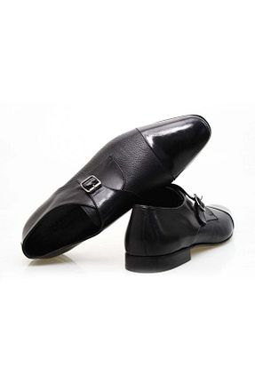 کفش کلاسیک مشکی مردانه چرم خالص Butik - کد 902840604