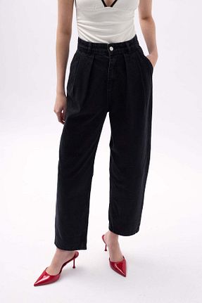 شلوار جین طوسی زنانه پاچه اسپانیولی Maxi modena - کد 902859508