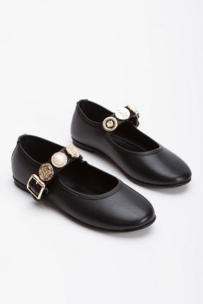بابت مشکی زنانه چرم مصنوعی moun shoes - کد 902871303