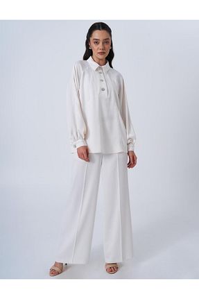 پیراهن حجاب نباتی زنانه رگولار Kayra - کد 902888929
