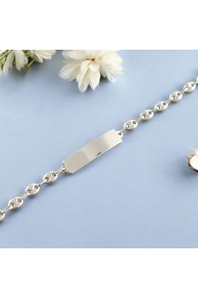 دستبند نقره طوسی بچه گانه 925 عیار Satürn Silver Kuyumculuk - کد 902900225