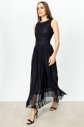 لباس مشکی زنانه بافتنی Ekol - کد 902902890