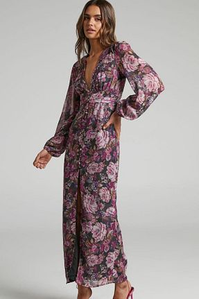 لباس بنفش زنانه بافتنی Madmext - کد 902913327