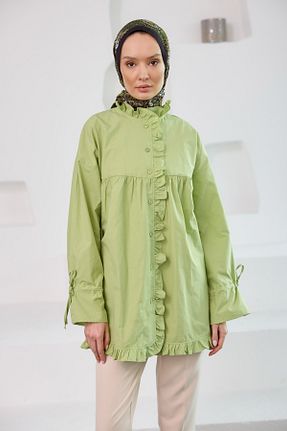 پیراهن حجاب سبز زنانه رگولار LOCCO - کد 902918528