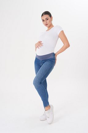 شلوار بارداری آبی زنانه جین EMSE S E - کد 902928892