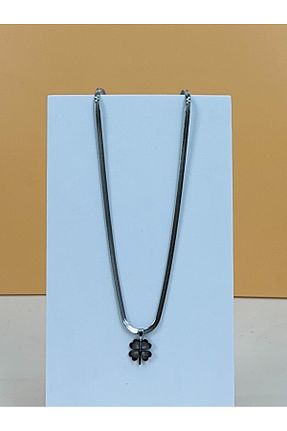 گردنبند استیل ( فولاد ) طلائی زنانه استیل (فولاد) ESNASTORE - کد 902927190