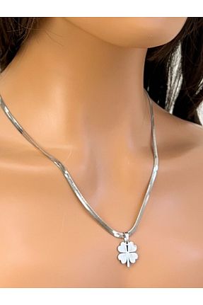گردنبند استیل ( فولاد ) طلائی زنانه استیل (فولاد) ESNASTORE - کد 902927190