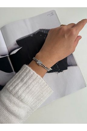 دستبند استیل (فولاد) طلائی روکش طلا Niss Store - کد 902931694