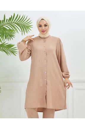 ست بالاتنه و پائین تنه حجاب آبی زنانه رگولار Moda Echer - کد 821198067