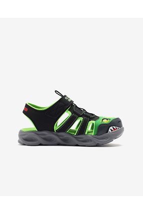 صندل مشکی بچه گانه پاشنه تخت Skechers - کد 904128732