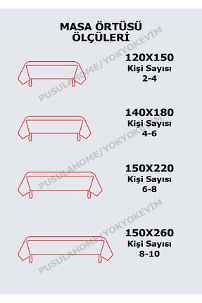 رومیزی رنگی پلی استر yok yok evim eve dair her şey - کد 338523587