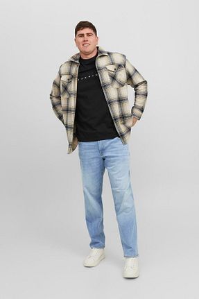 شلوار جین سرمه ای مردانه رگولار Jack & Jones - کد 902940717