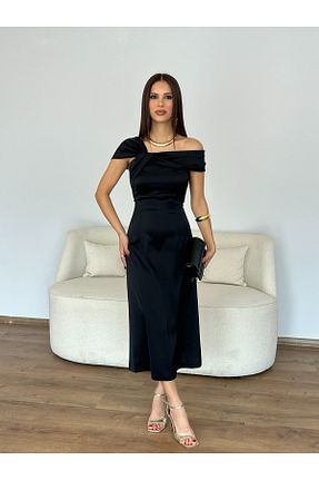 لباس مشکی زنانه بافتنی Nesil - کد 902933160