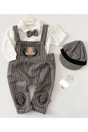 ست نوزادی قهوه ای بچه گانه پنبه ای Murat Baby - کد 56868292