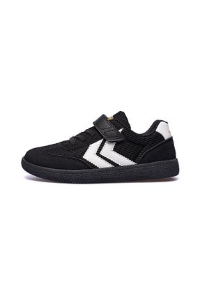 کفش کژوال مشکی بچه گانه چرم مصنوعی hummel - کد 904134021