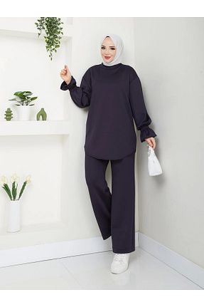 ست بالاتنه و پائین تنه حجاب مشکی زنانه رگولار Moda Echer - کد 884979586