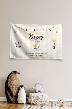 بنر جشن تولد نارنجی Vagonik - کد 902956032