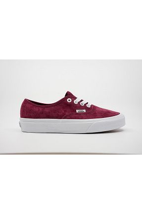 کفش اسنیکر قرمز زنانه بند دار Vans - کد 708147644